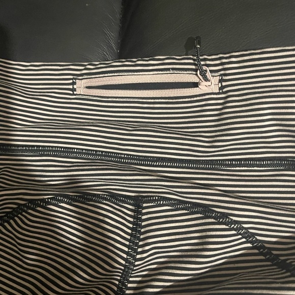 Lululemon size 4  Striped Black and White crops - Picture 1 of 7